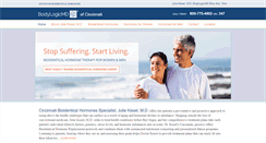 Desktop Screenshot of cincinnatibioidenticalhormones.com